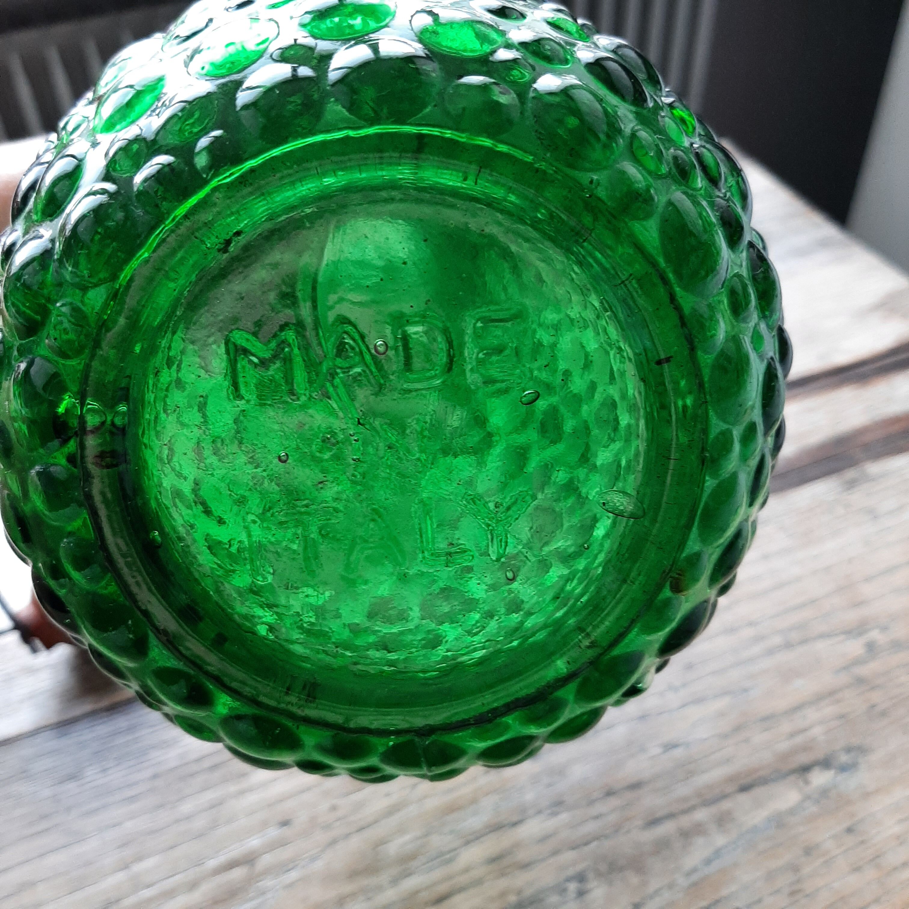 Italian Green Empoli Decanter