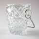 Seau à glace en cristal motif losanges