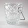 Seau à glace en cristal motif losanges