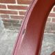 Set of 4 design cantilever chairs cognac leather and chrome design