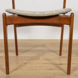Mid-Century Model 49 Dining Chairs in Teak by Erik Buch for Odense Machine Gunning, 1960s, Set of 4