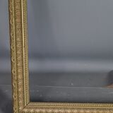 Old frame gilded patinated stucco wood