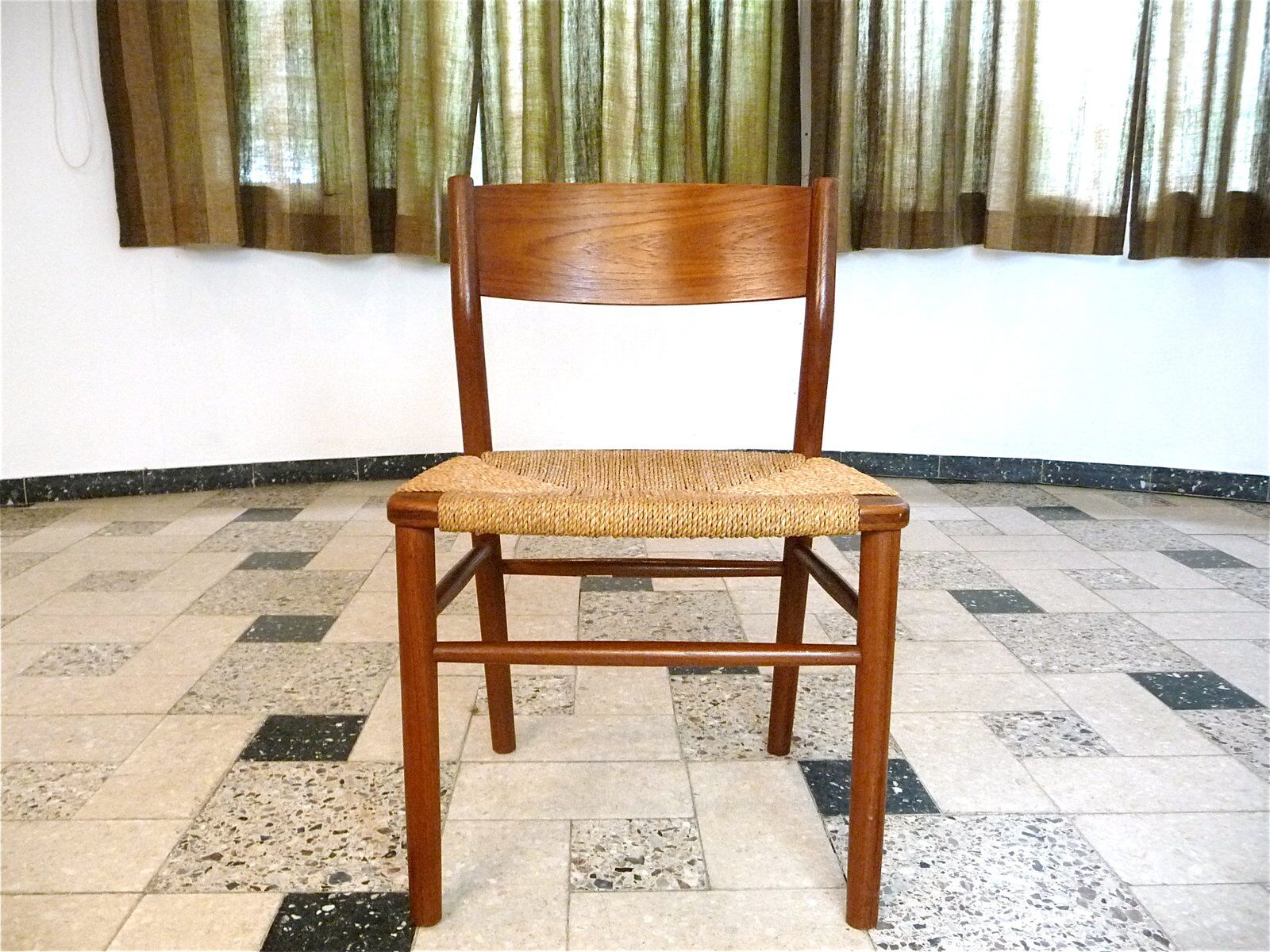 Model 157 teak chair by Børge Mogensen for Søborg Møbler, Denmark 1950s