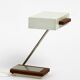 Rare original 1960s Kaiser Leuchten light metal teak table lamp