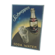 Schweppes metal advertising plate