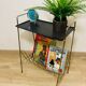 Perforated metal magazine rack