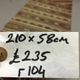 Turkish kilim runner 210x58 cm