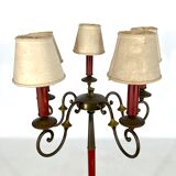 Arredoluce Monza, brass floor lamp from 50s
