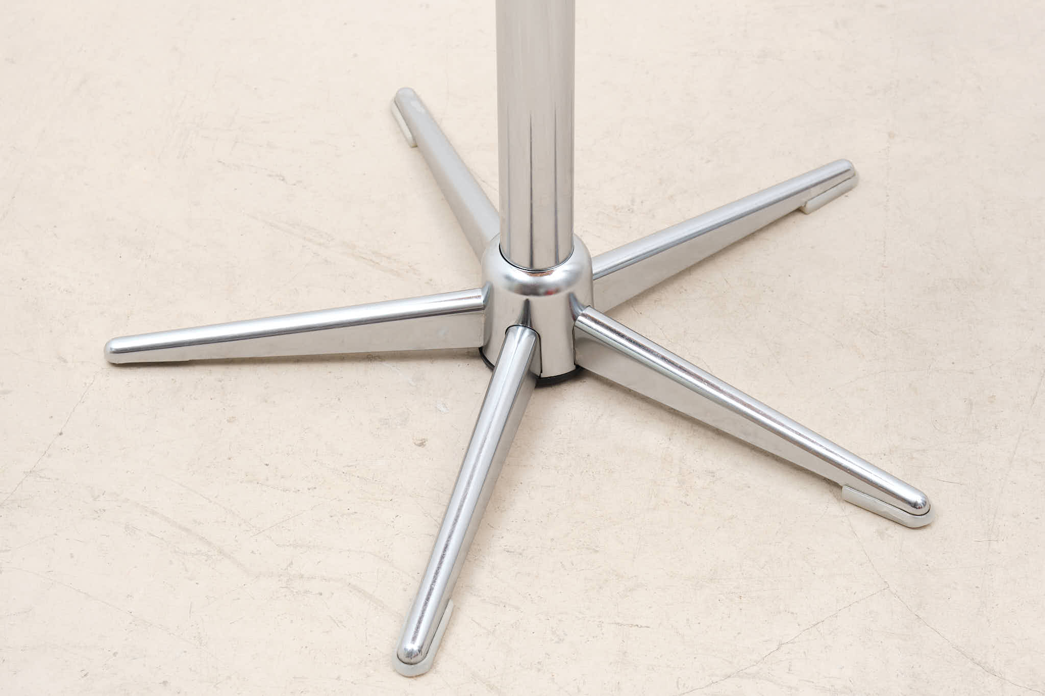 Vintage chair adjustable workshop beech chrome