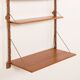 Scandinavian home office teak wall unit model Ergo by John Texmon, Norway