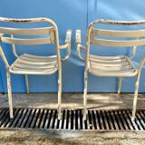 2 Garden Armchairs for Tolix