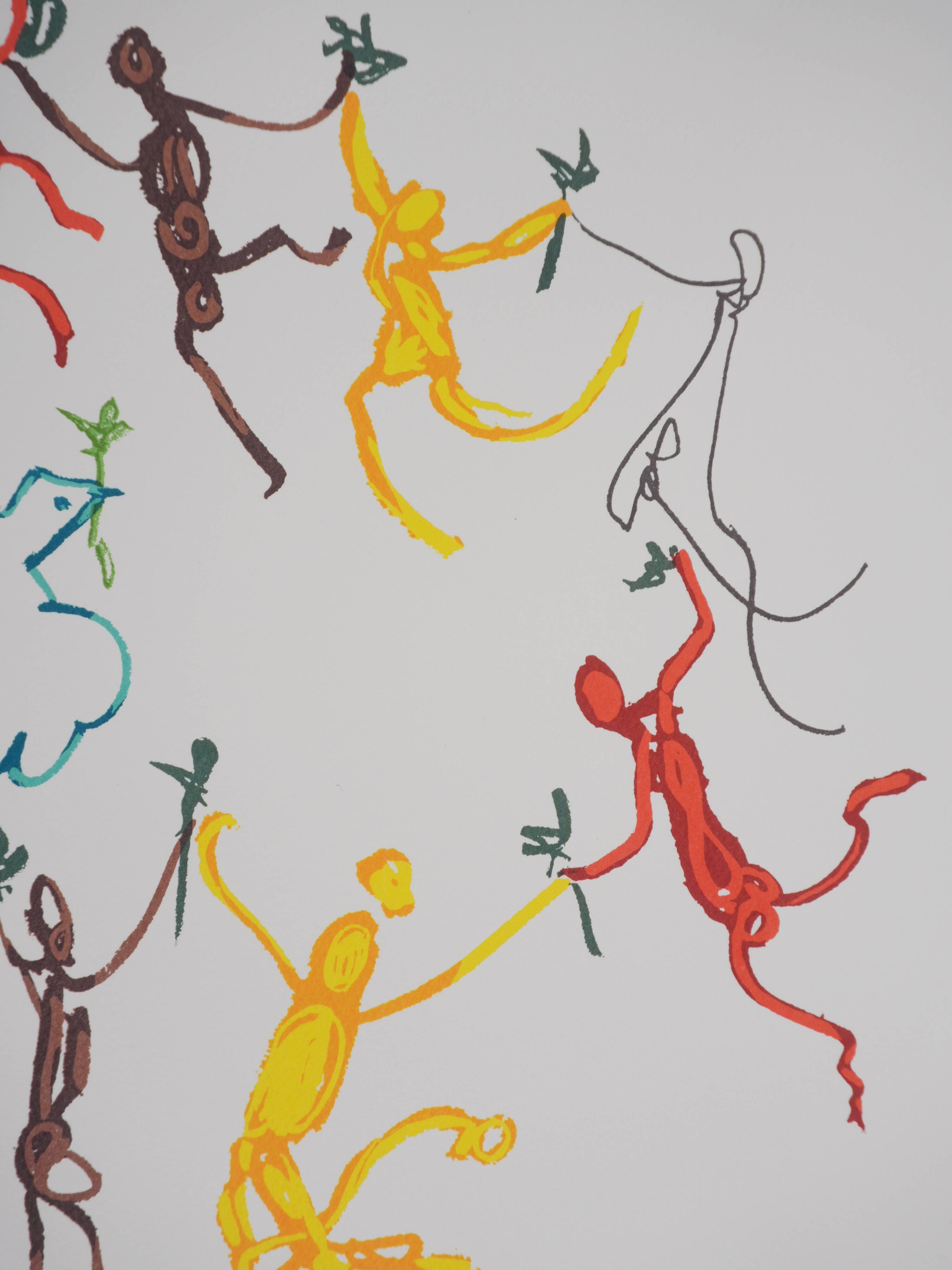 Pablo Picasso: Dance of Peace, Circle of Youth, signed lithograph