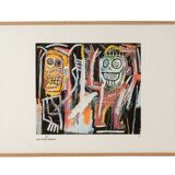 Jean-Michel Basquiat. Numbered colour silkscreen. 1990s.