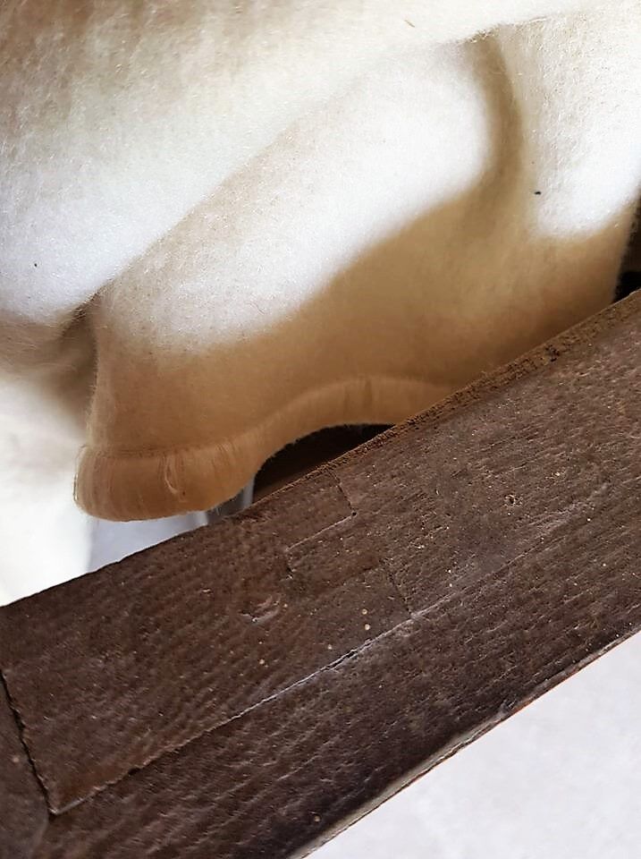 Mirror in carved wood 128x91cm