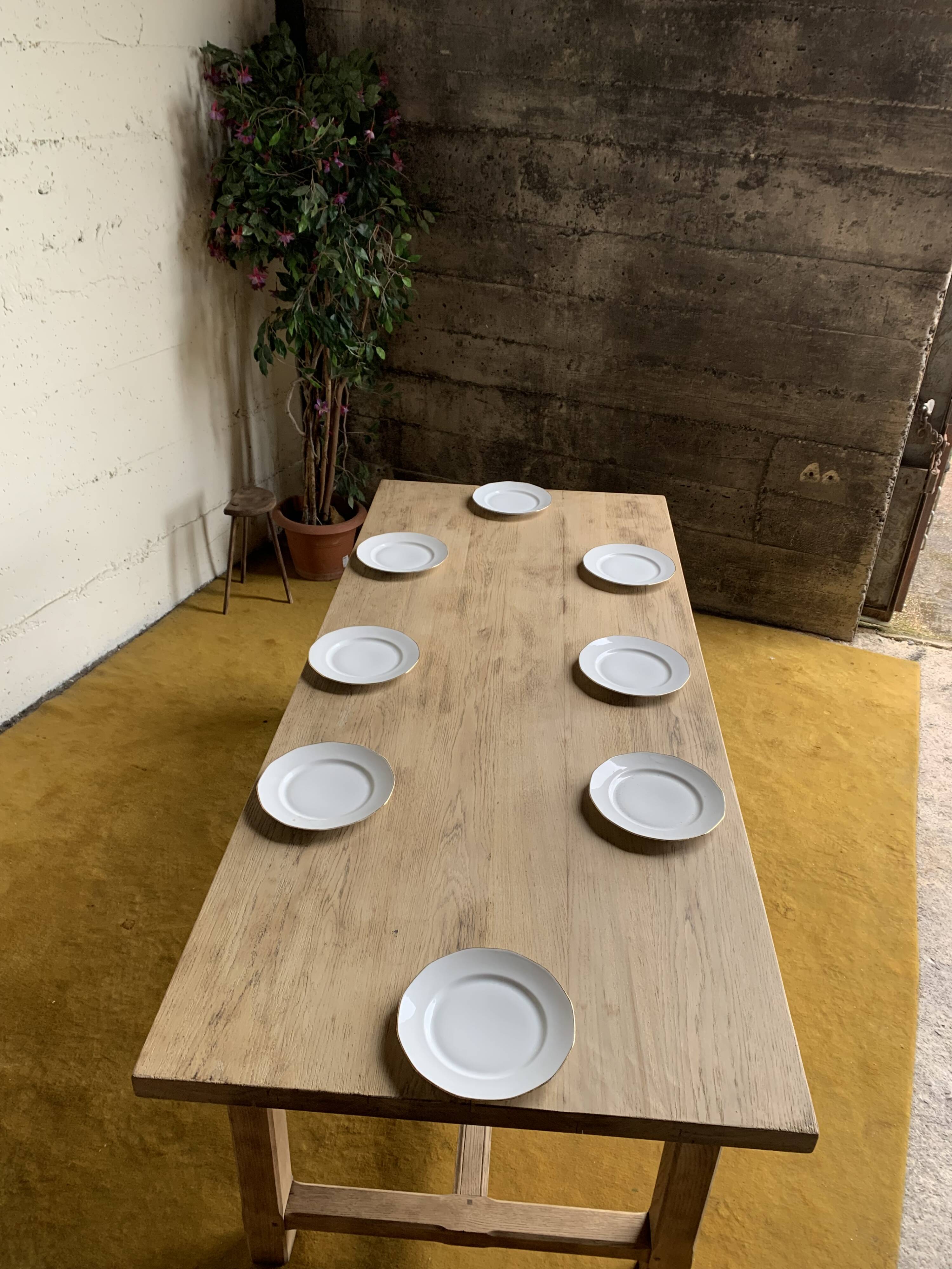 Table ferme Brut 8-10 personnes