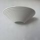 Vintage white lacquered metal and glass wall light, Denmark 1970s