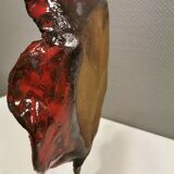Earthenware dish, in beautiful partial glaze. Made by Sloth keramik Danamrk 1978