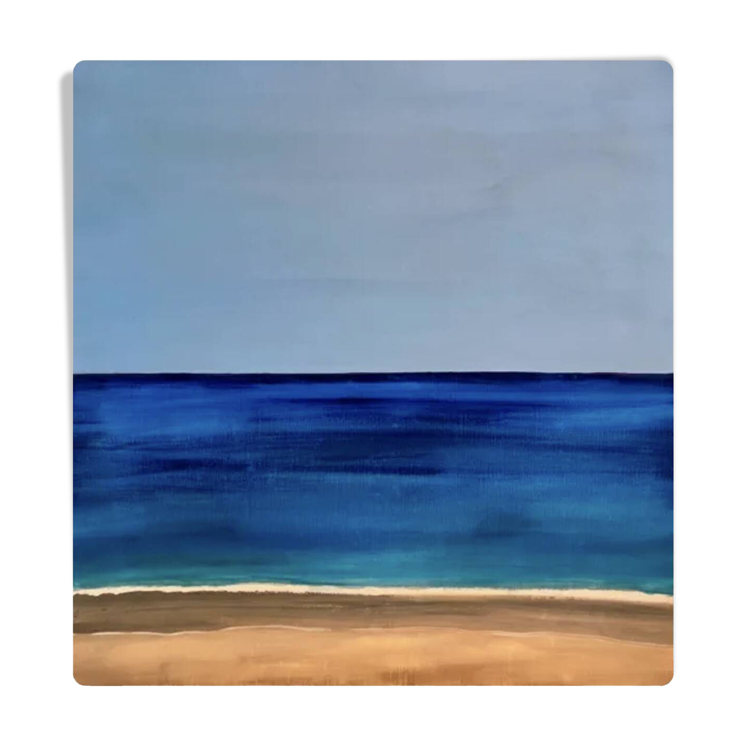 Blue Marine Figurative Painting