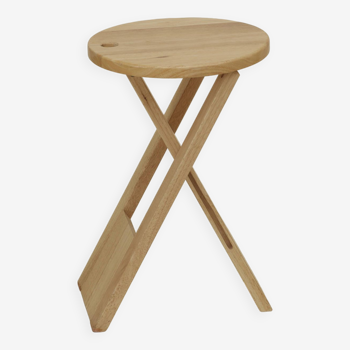 Tabouret pliant en bois (hêtre) Suzy ou TS / Roger Tallon - Adrian Reed vintage Circa 1980