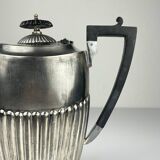 Antique silver-plated coffee pot from Sheffield, 1890s.