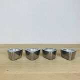4 bougeoirs triangle aluminium, Ikéa