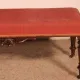 banquette en acajou du 19° siècle - Angleterre