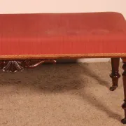 banquette en acajou du 19° siècle - Angleterre