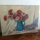 Still life, oil on canvas signed