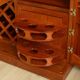 Captain's bar in Scandinavian design, 1960s, teak