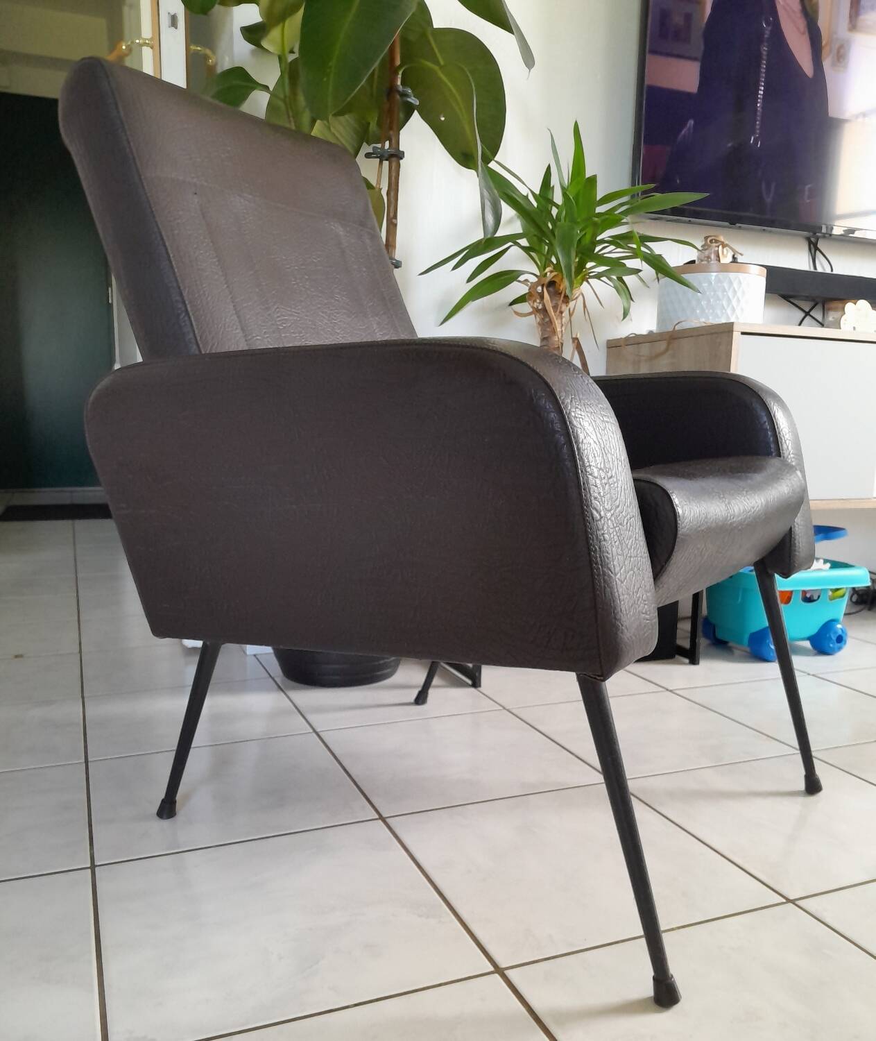 Fauteuil de jean prèvost pour Paris 1960 vintage