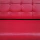 Red leatherette sofa, 1970s