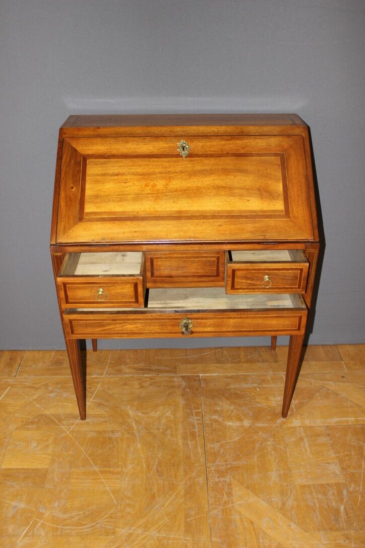 Louis XVI period slant-front desk