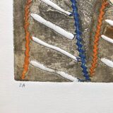 Le pont.Gravure au carborundum, LOUTTRE B, 1926-2012