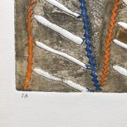LOUTTRE B, 1926-2012. The bridge. Carborundum engraving.