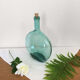 Dame Jeanne plate en verre bleu 1,5L