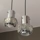 Pair of vintage hanging lamps 1970