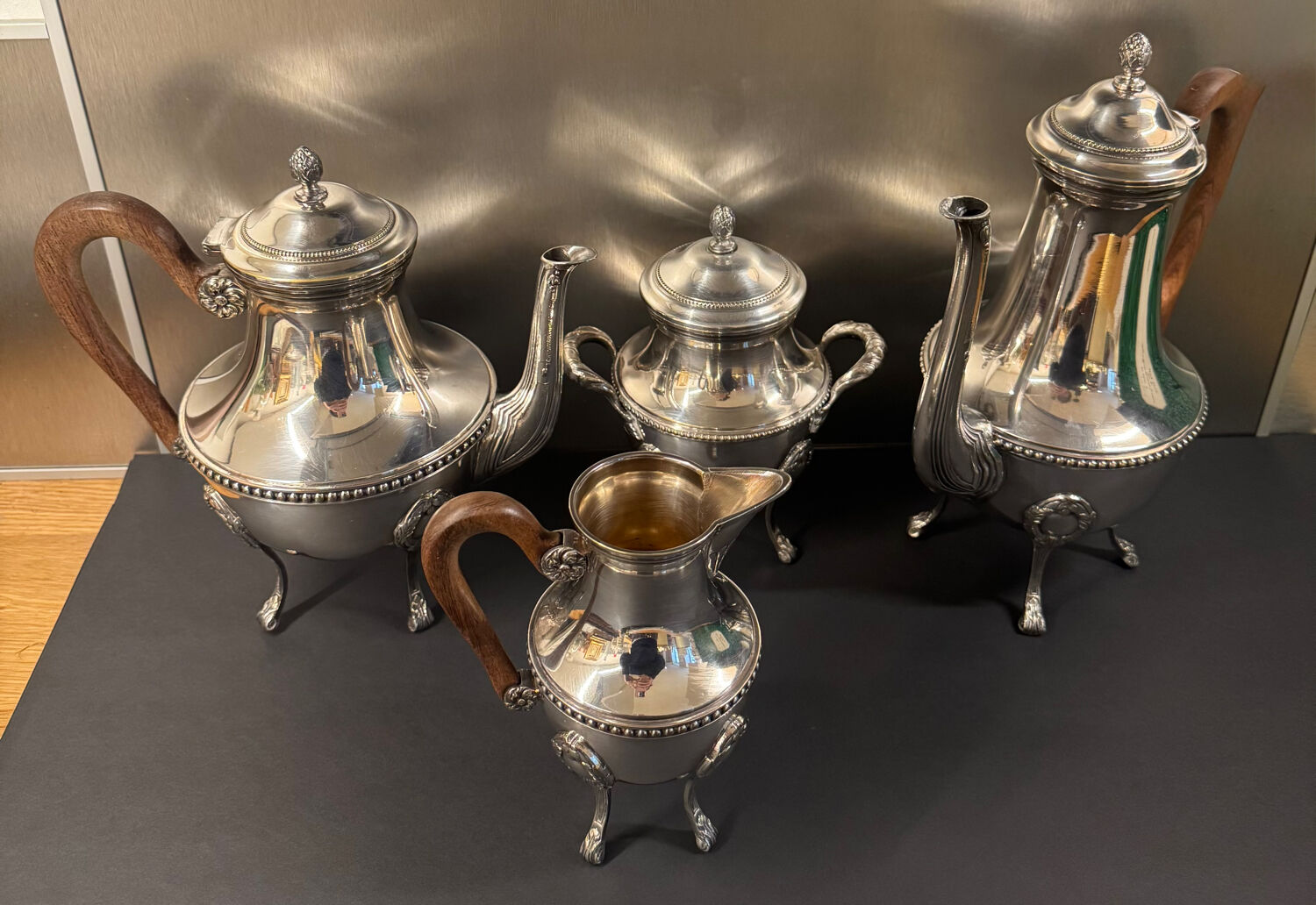 Silver-plated service – Émile Chauvin & Lacombe, early 20th century
