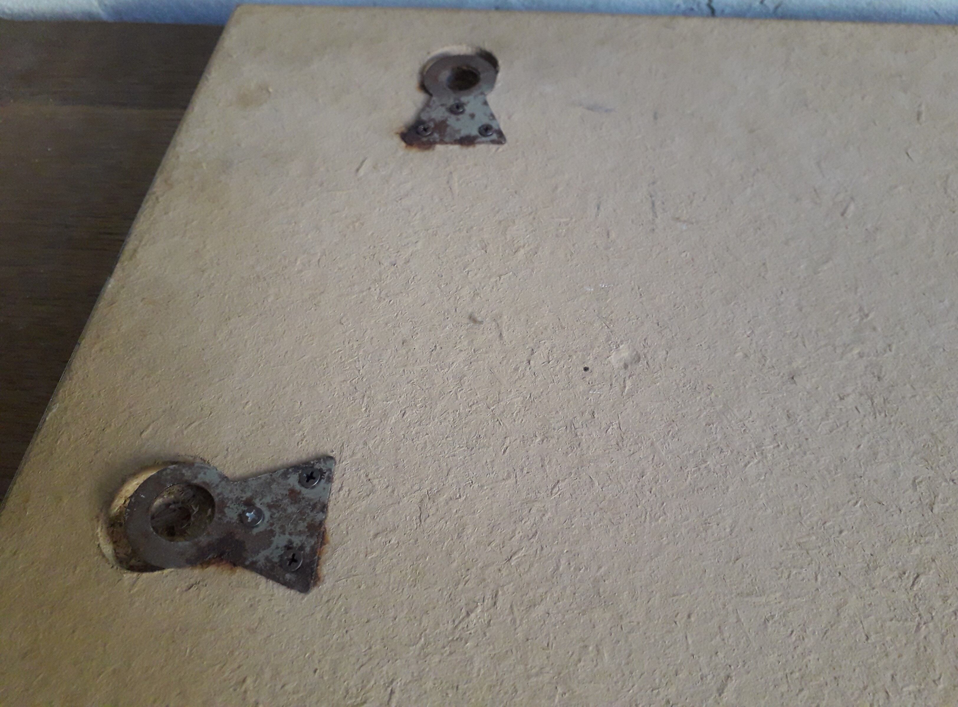 70s two-tone mirror - 97x46cm