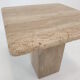 Set of 3 italian travertine coffee tables, 1980s