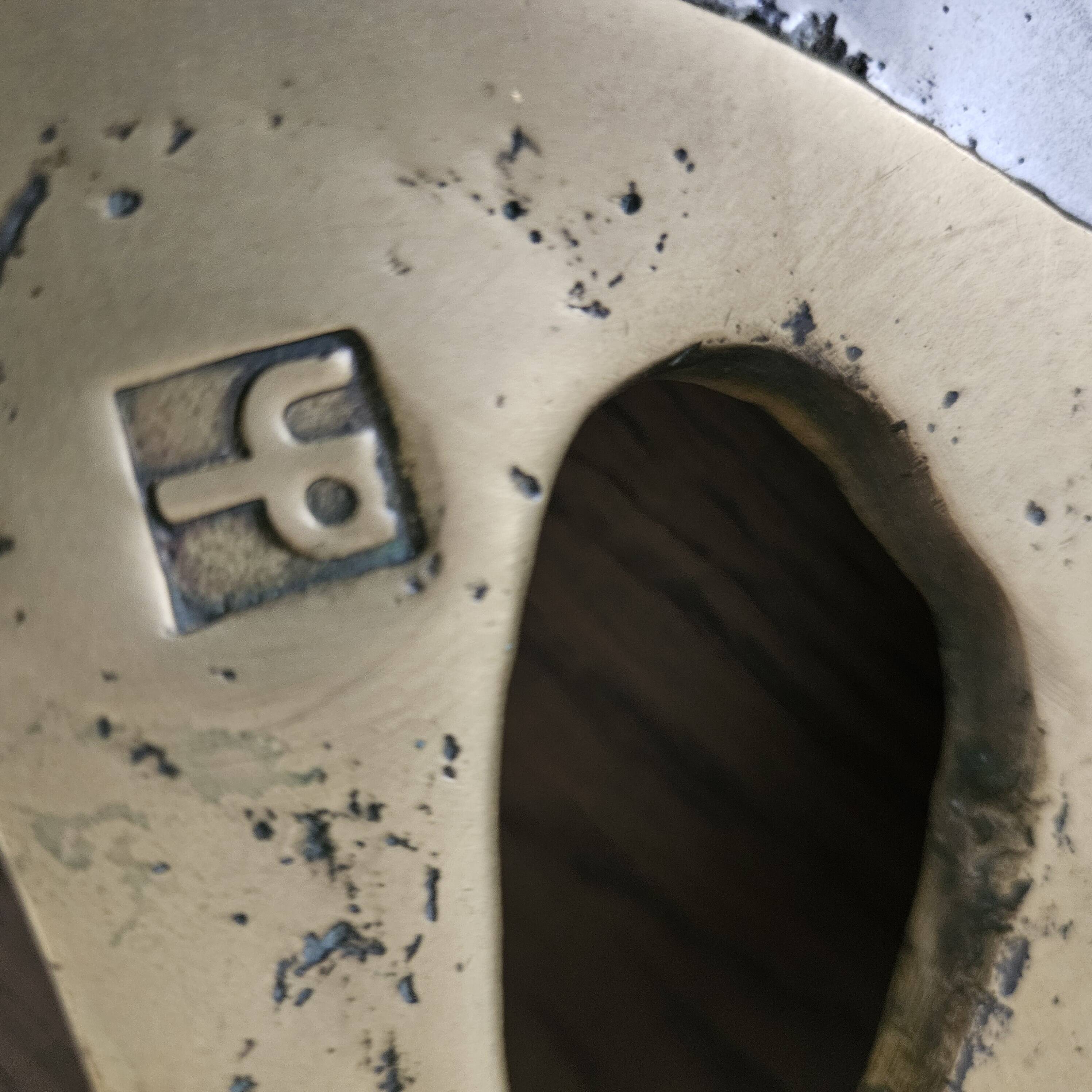 Trio candelabra - monumental platter - brutalist - David Marshall