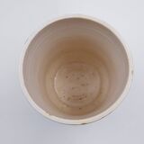 Italian round vase with bottle and floral motifs - 1950s/1960s