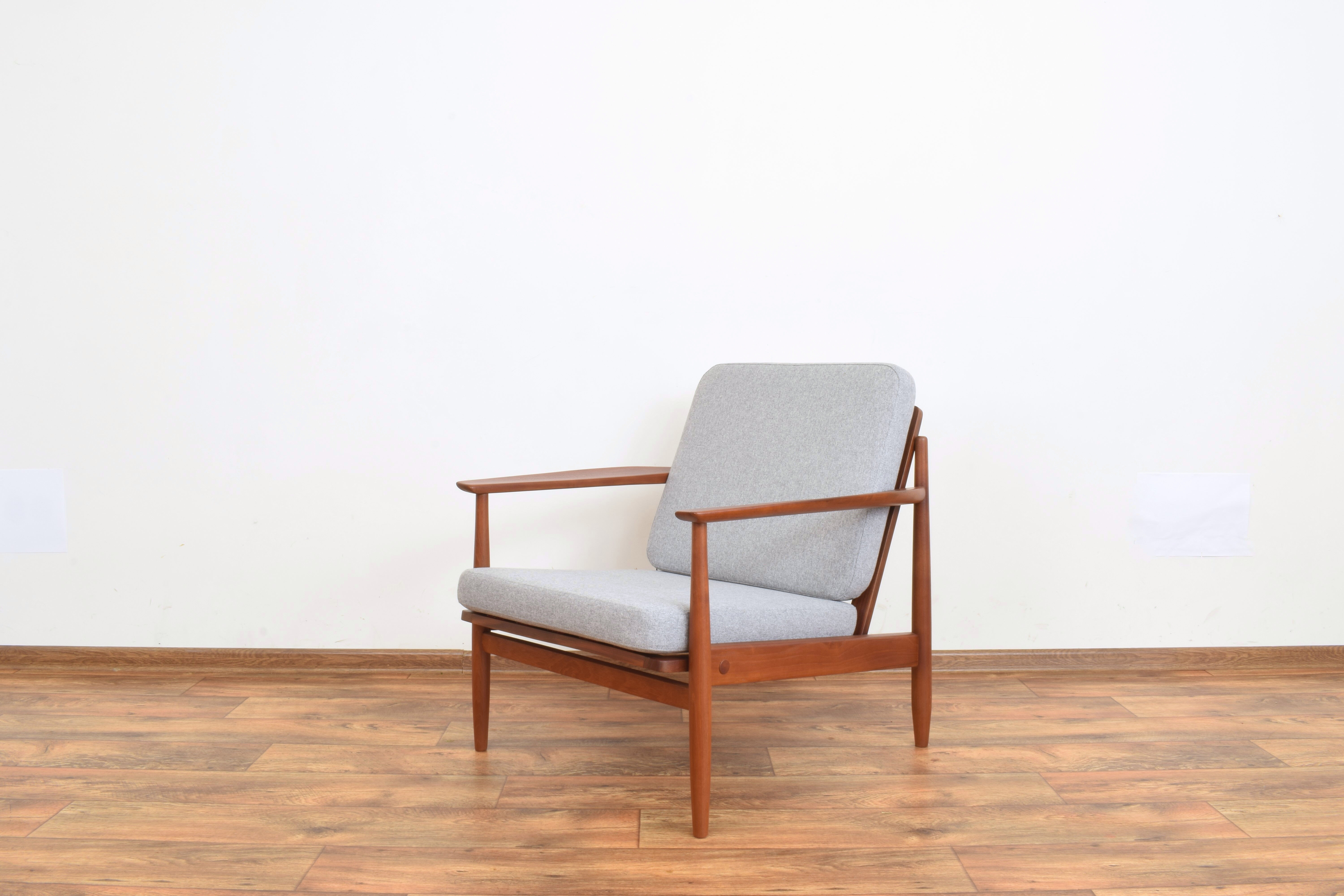 Danish teak lounge chairs, set of 2.