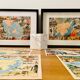 Old illustrated map of the Orient from 1948 - JP Pinchon