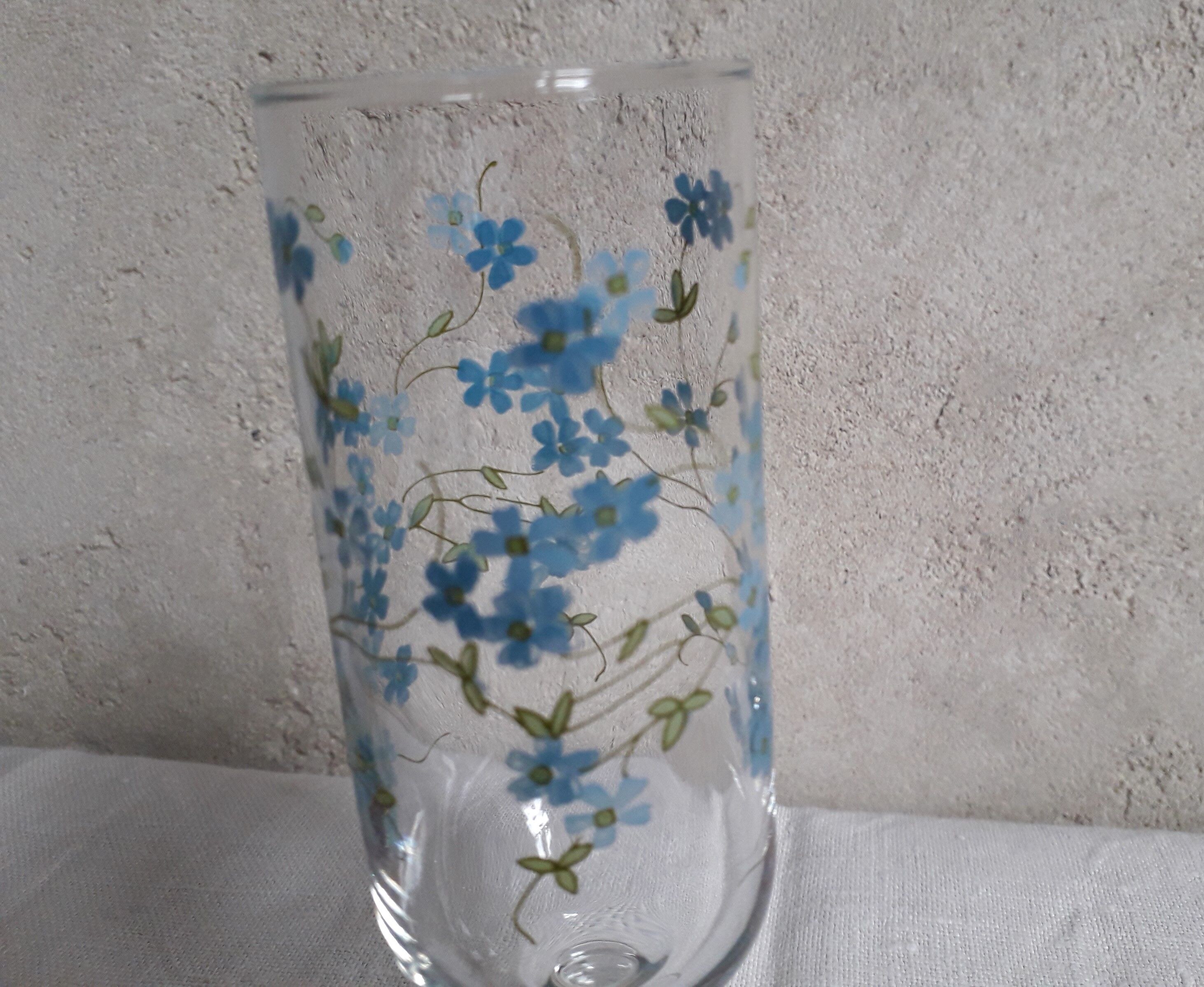 Lot of 9 vintage Myosotis model champagne flutes