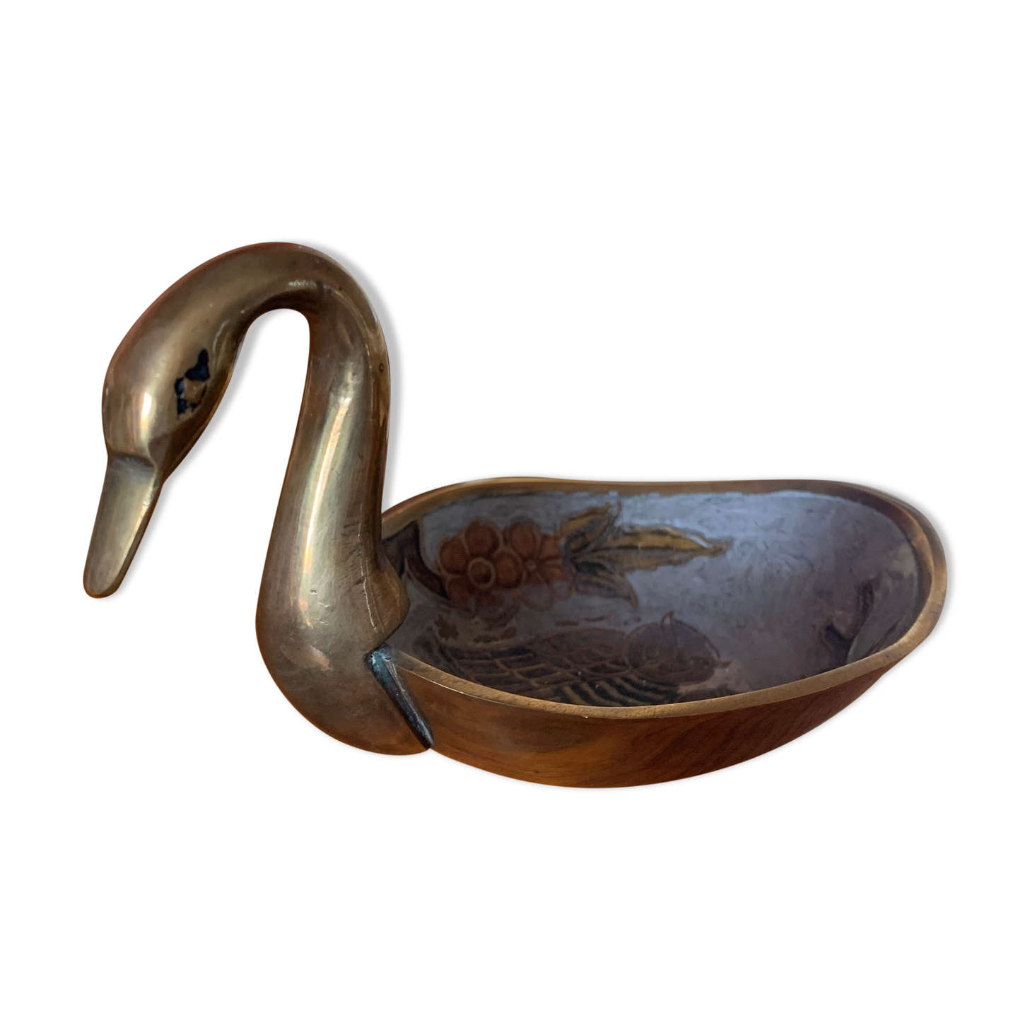 Brass swan