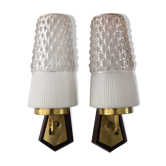 Pair of wall lamps from the years 60/70