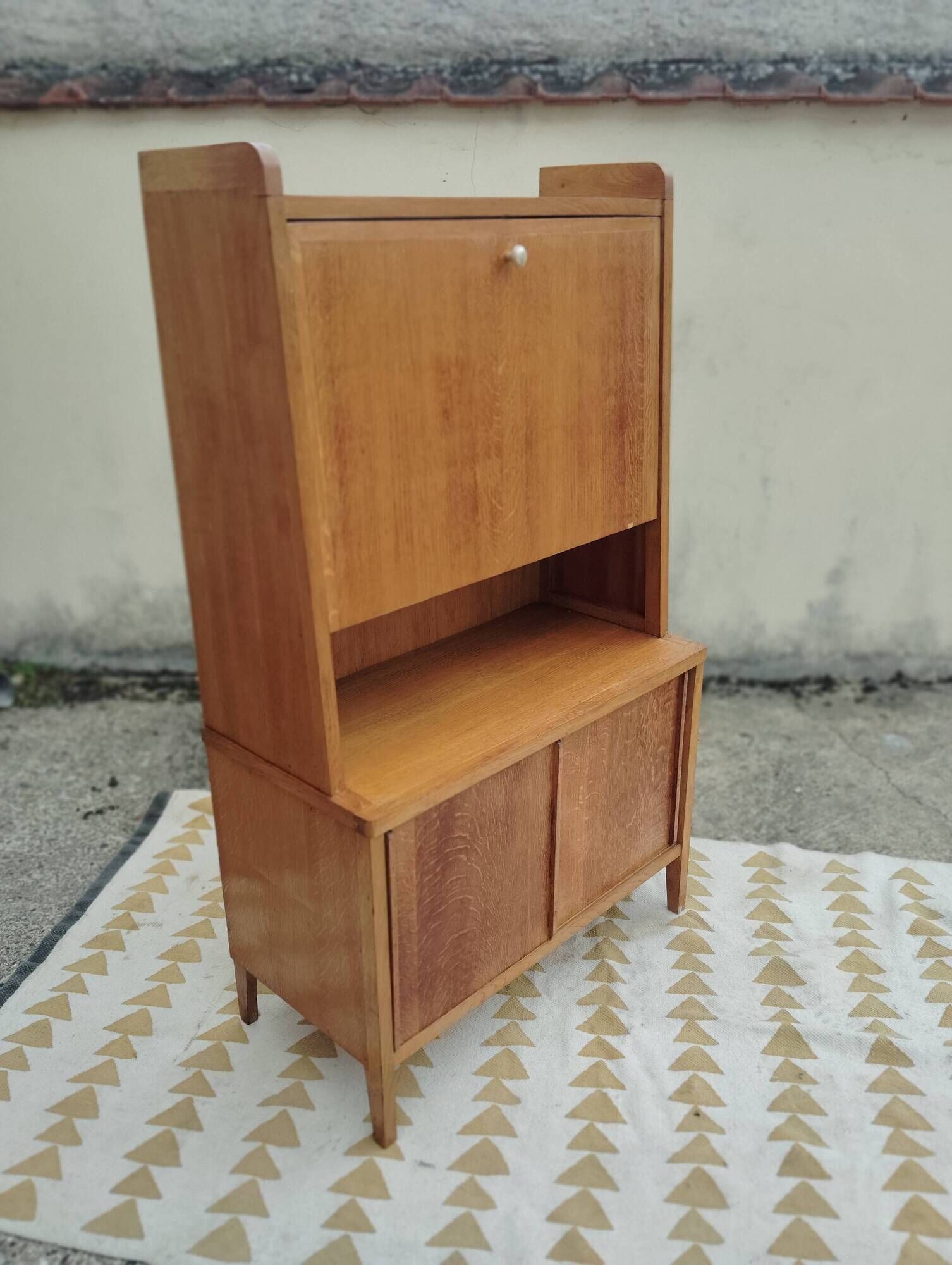 Petit meuble secrétaire vintage léger