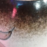 Vintage bamboo ceramic vase - West Germany