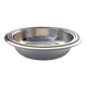 Antique round hollow metal silver plated dish st medard signed