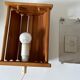 Ikea pine wall lamp vintage